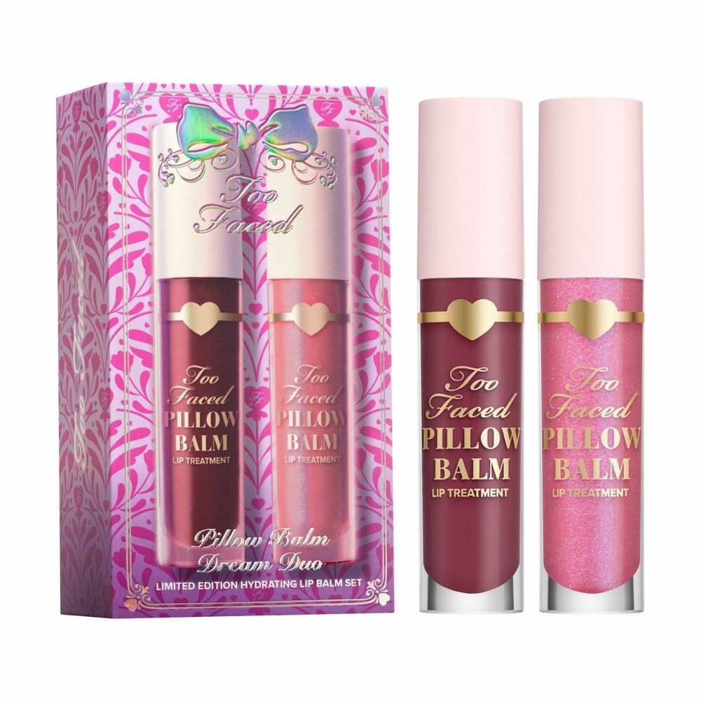🎀 Too Faced Pillow Balm Dream Duo – Limited Edition 🎀